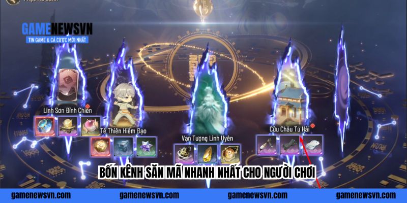 Bốn kênh săn mã nhanh nhất cho người chơi