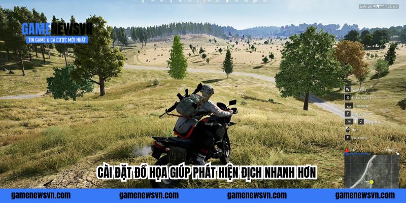 Cài đặt đồ họa giúp phát hiện địch nhanh hơn