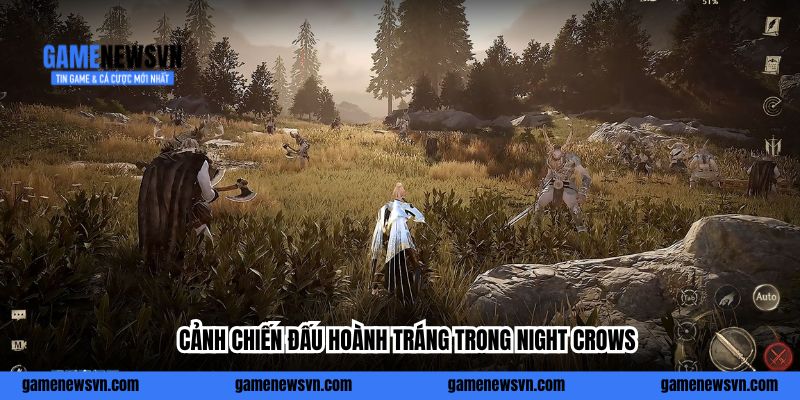 Cảnh chiến đấu hoành tráng trong Night Crows