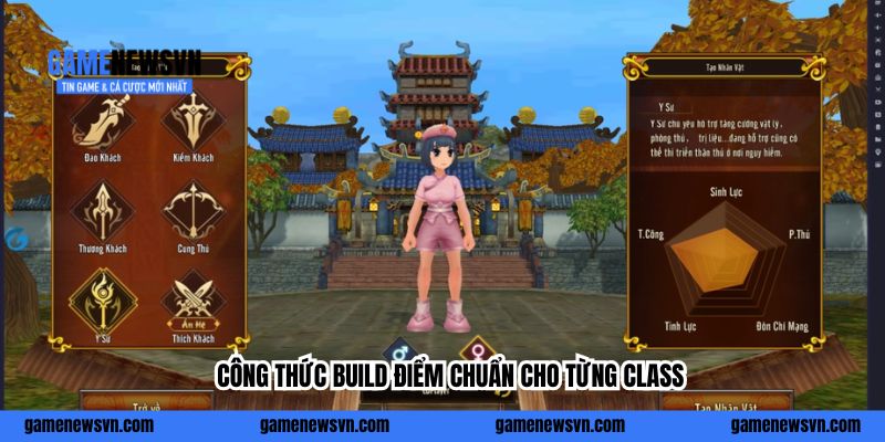 Công thức build điểm chuẩn cho từng class