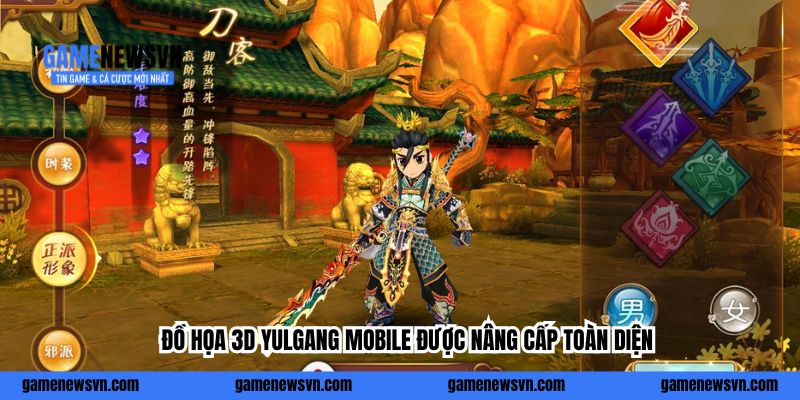 Đồ họa 3D Yulgang Mobile được nâng cấp toàn diện