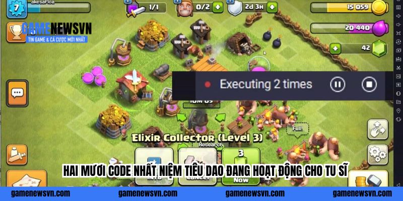 Hai mươi code Nhất Niệm Tiêu Dao đang hoạt động cho tu sĩ