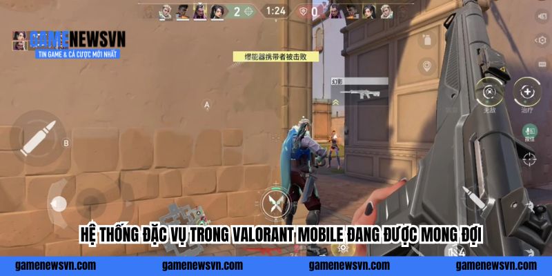Hệ thống đặc vụ trong Valorant Mobile đang được mong đợi