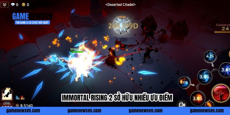 Immortal Rising 2 sở hữu nhiều ưu điểm