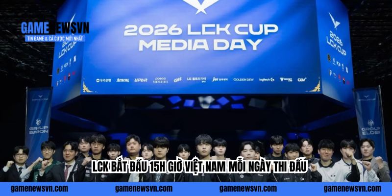 LCK bắt đầu 15h giờ Việt Nam mỗi ngày thi đấu