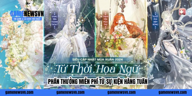 Phần thưởng miễn phí từ sự kiện hàng tuần