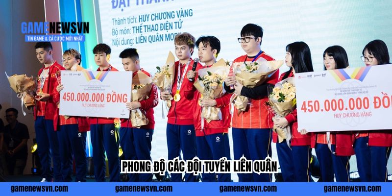 Phong độ các đội tuyển Liên Quân