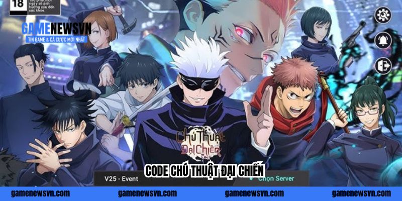 Tổng Hợp Code Chú Thuật Đại Chiến Mới Nhất Tháng 4/2026