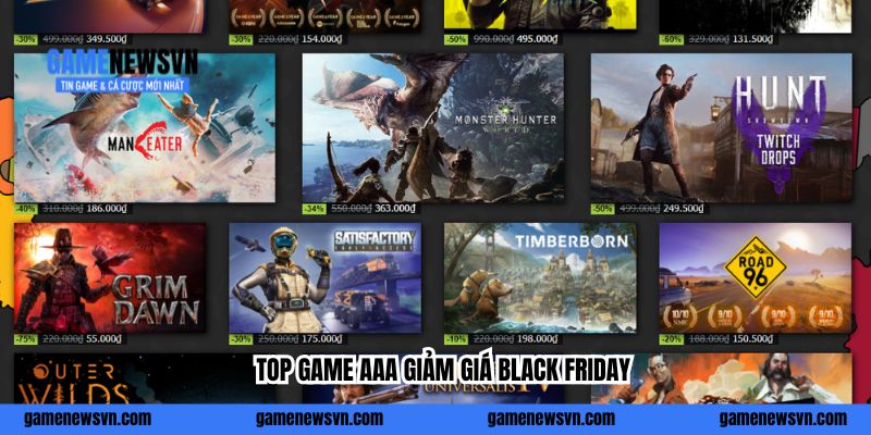 Top game AAA giảm giá Black Friday